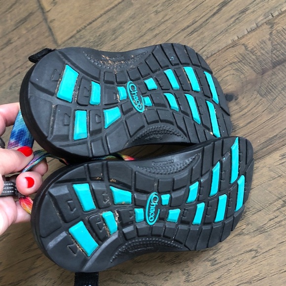 Chaco tie-dye hiking outdoor water sandals kids size 3 - Picture 6 of 6